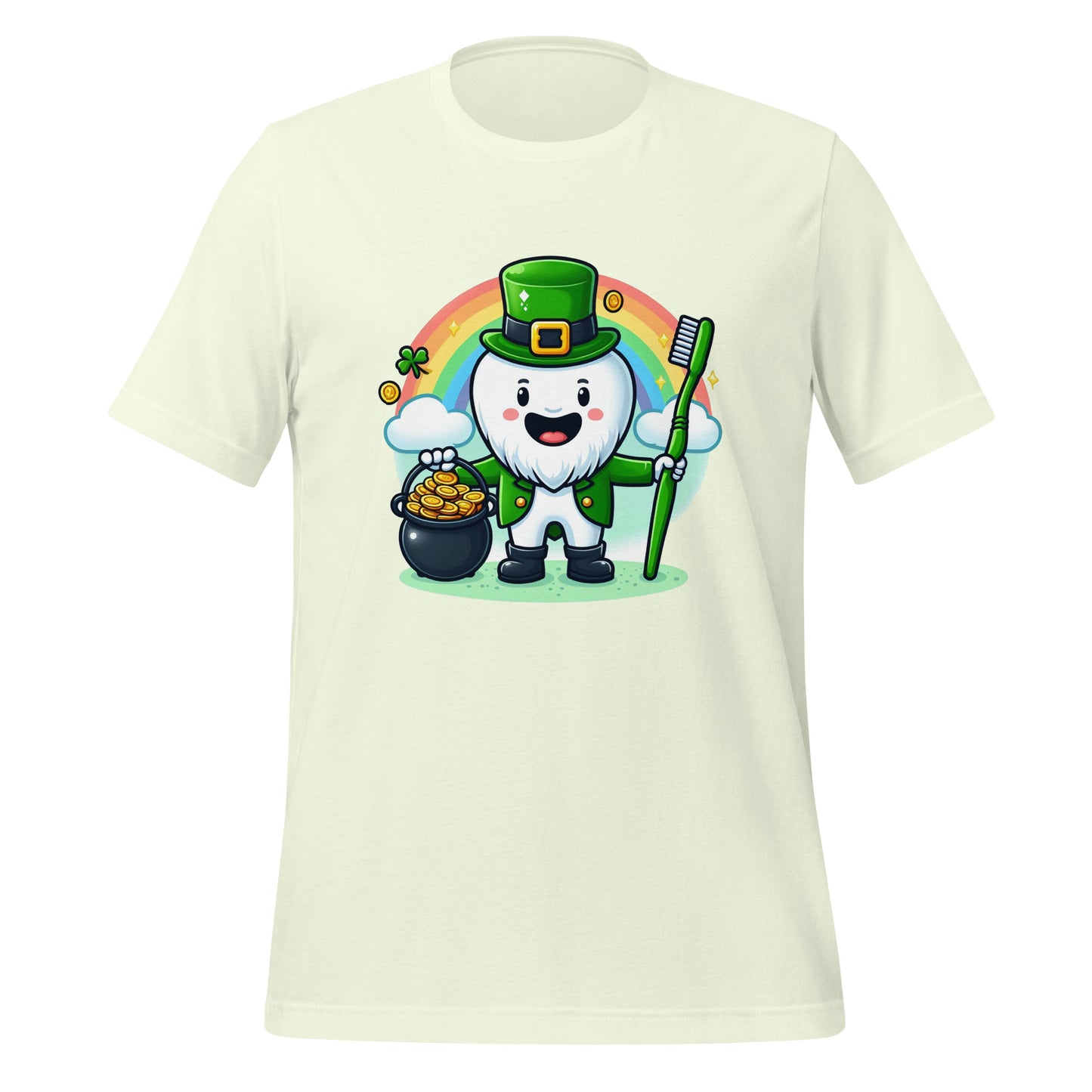 Leprechaun Tooth T-Shirt: A Fun, St. Patrick’s Day-Inspired Design for Dental Fan