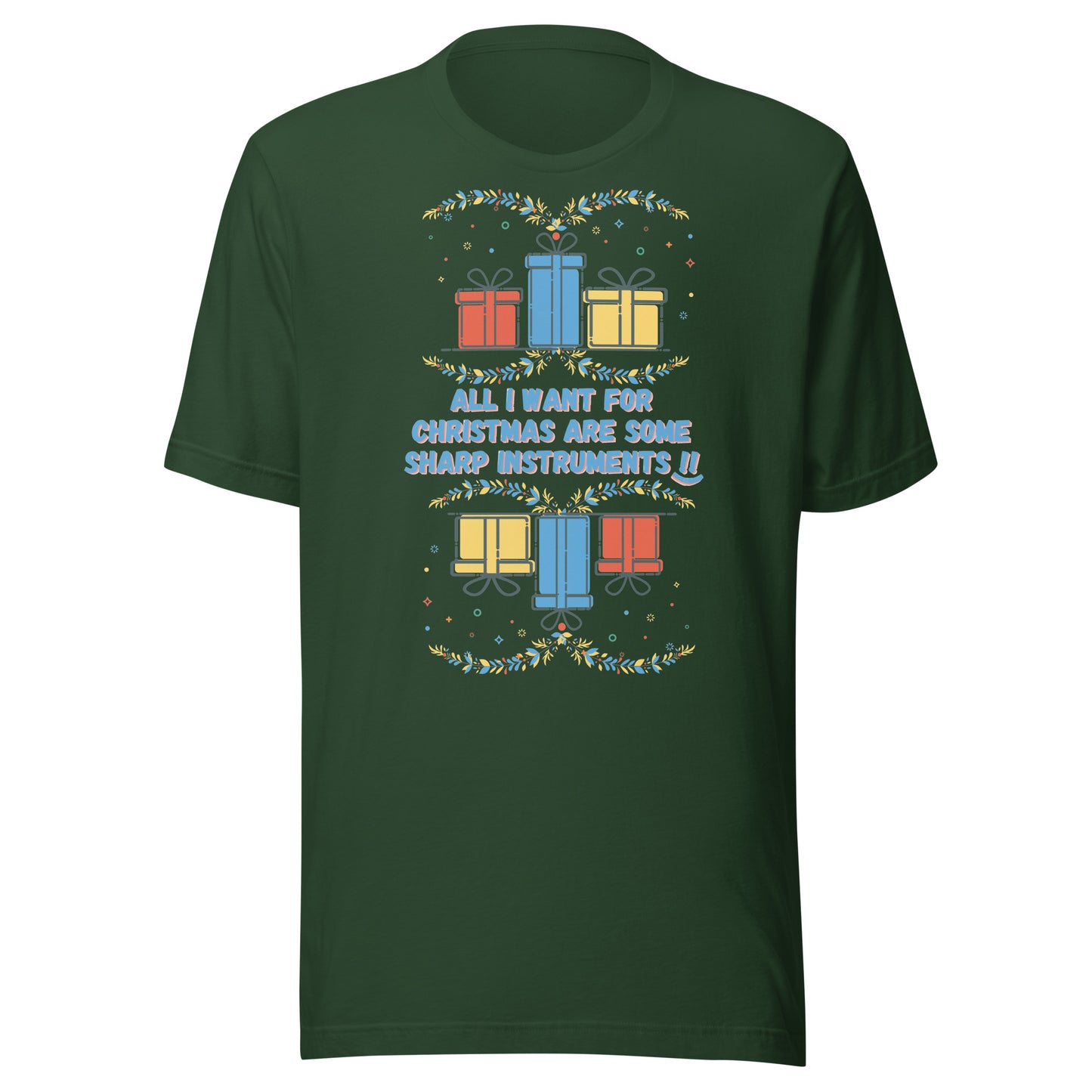 Festive Dental Christmas T-Shirt: All I Want for Christmas