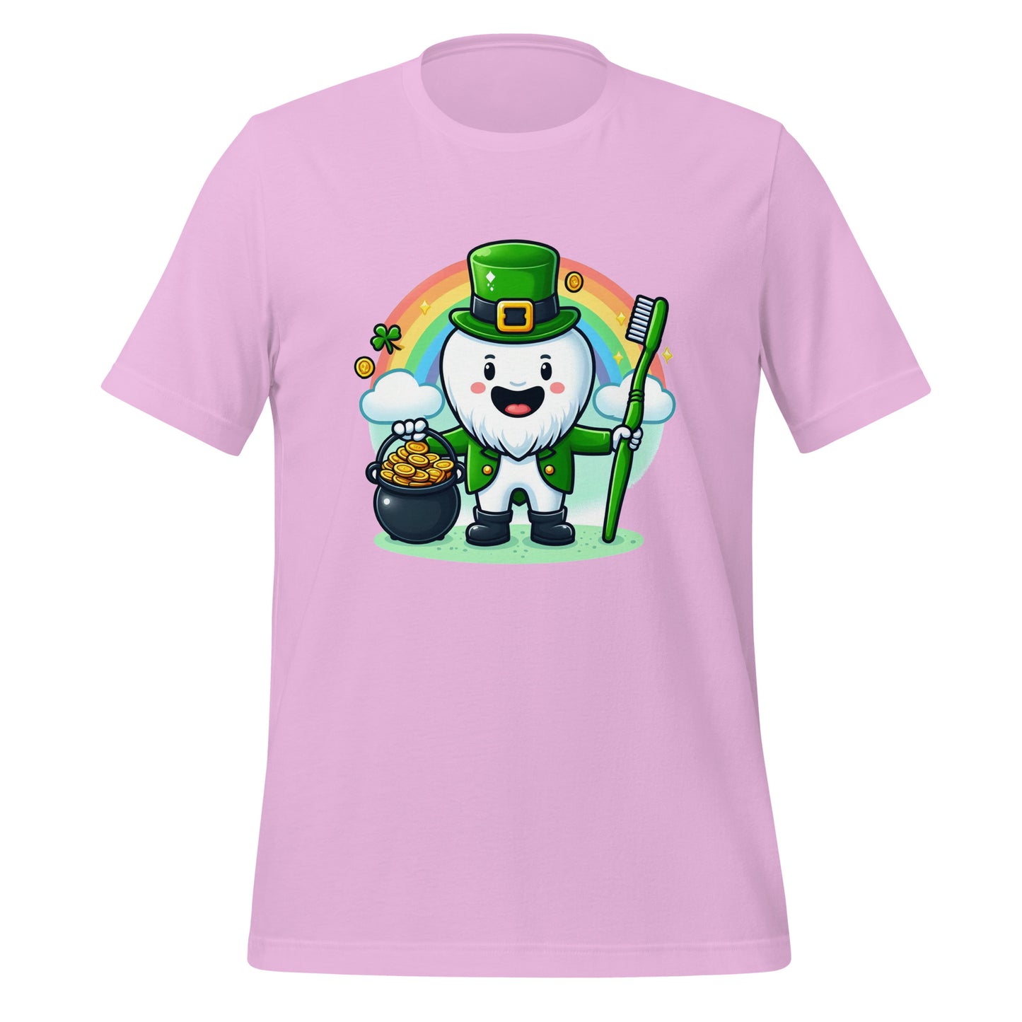 Leprechaun Tooth T-Shirt: A Fun, St. Patrick’s Day-Inspired Design for Dental Fan