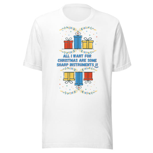 Festive Dental Christmas T-Shirt: All I Want for Christmas