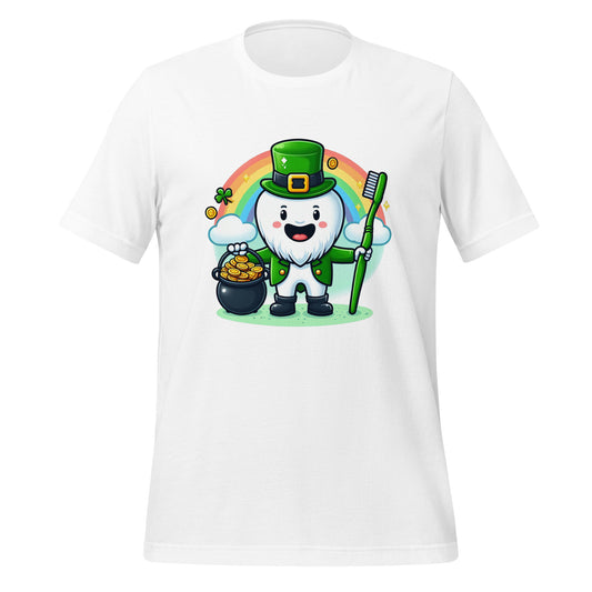 Leprechaun Tooth T-Shirt: A Fun, St. Patrick’s Day-Inspired Design for Dental Fan